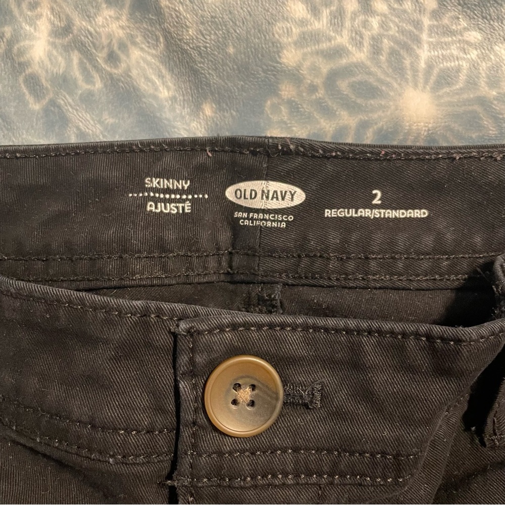 Old Navy Black Skinny Trousers - Picture 3 of 6